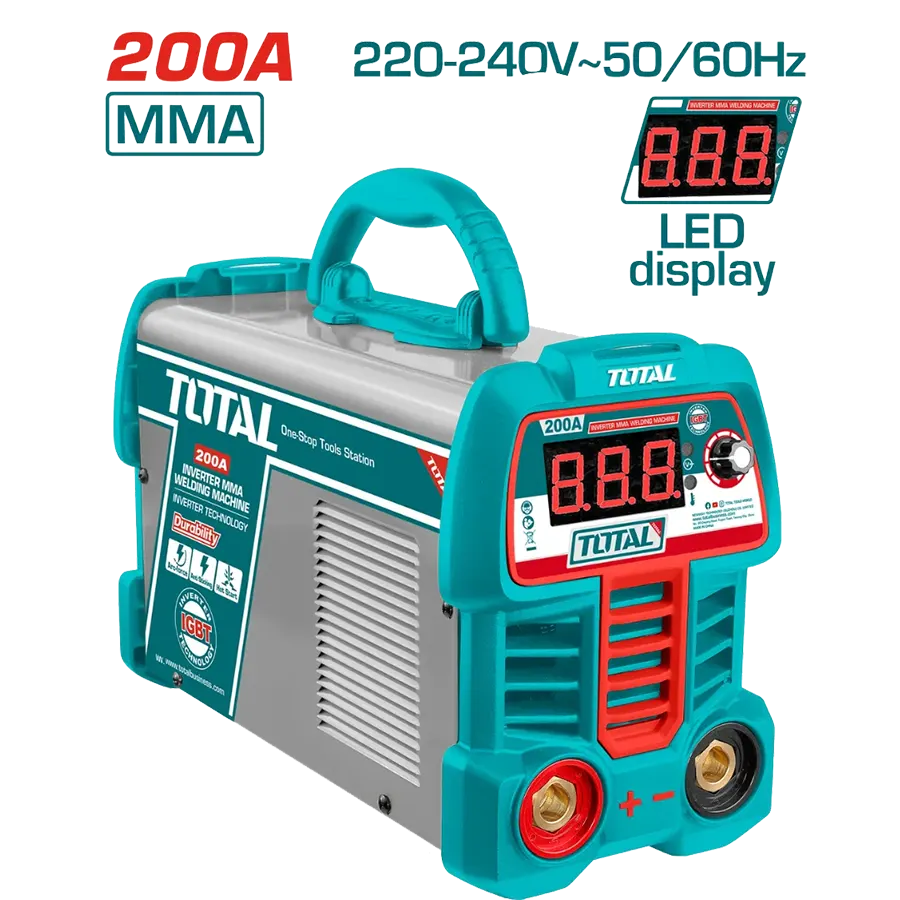 Total Tools Welding Machine, 200 Amp, Digital, TW220069