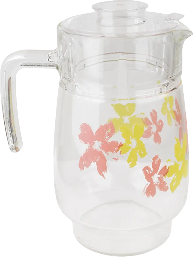 طقم شربات لومينارك ميلودين ، مكون من 7 قطع ، دورق + 6 شوب ، شفاف، 5672