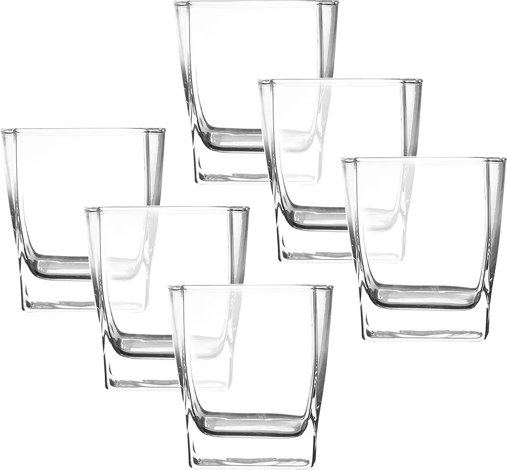 طقم مجات زجاج لومينارك استرلينج ، 6 قطع، سعة 200 ملي، لون شفاف