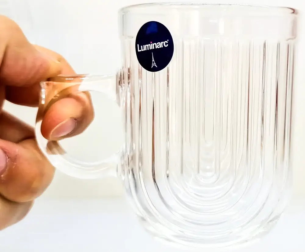 طقم مجات زجاج لومينارك باليز ، 6 قطع، سعة 250 ملي، لون شفاف