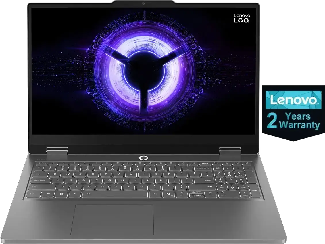 لابتوب لينوفو LOQ Essential 15IRX11 ، انتل كور I7-13650HX ، رامات 16 جيجابايت، هارد ديسك 512 جيجابايت اس اس دي، كارت شاشة نيفديا جي فورس RTX5050 ذاكرة 8 جيجابايت ، شاشة 15.6 بوصة FHD IPS، ويندوز 11، رمادي لونا