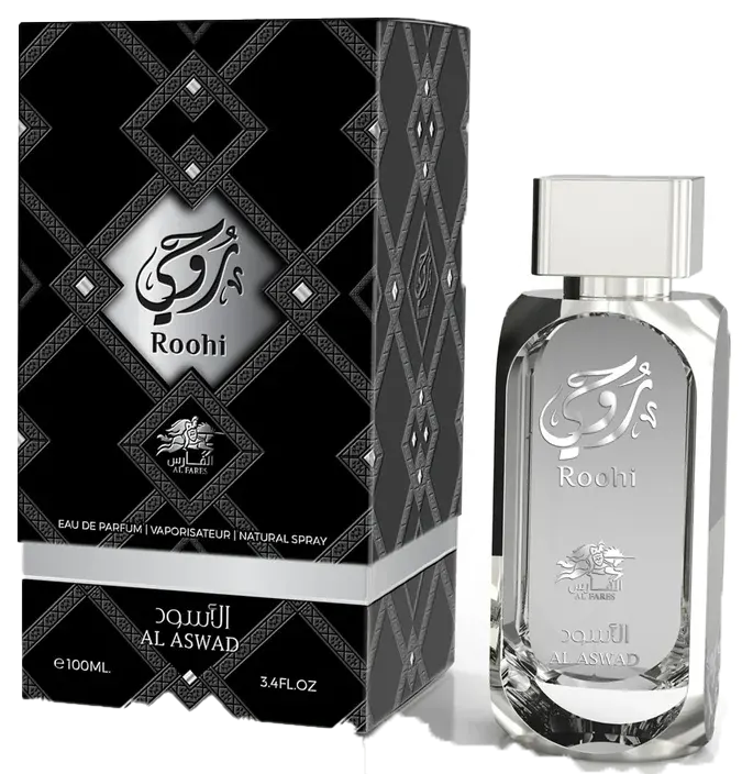 عطر روحي الاسود من الفارس للرجال او دي برفان ، 100 مل