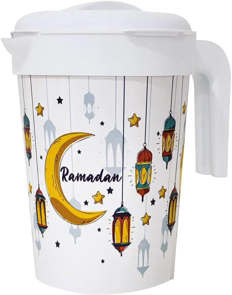 El watania Max Plastic Jug, 1.5 Liter Capacity, Multiple Colors And Designs