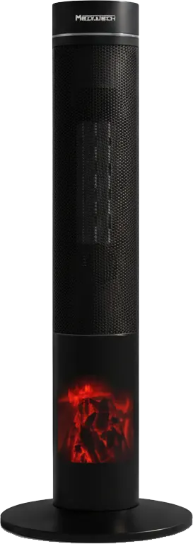 دفايه ميديا تك سيراميك عمودية ، 2000 وات ، اسود ، MT-TCH010
