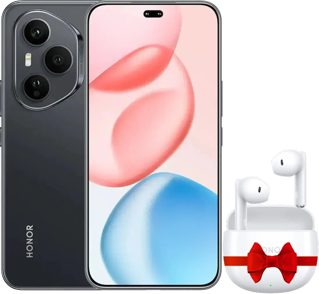 موبايل هونر 400 برو ، ثنائي الشريحة، ذاكرة داخلية 512 جيجابايت، رامات 12 جيجابايت، شبكة الجيل الخامس، اسود + سماعة اير بودز هونور اكس 6 هدية