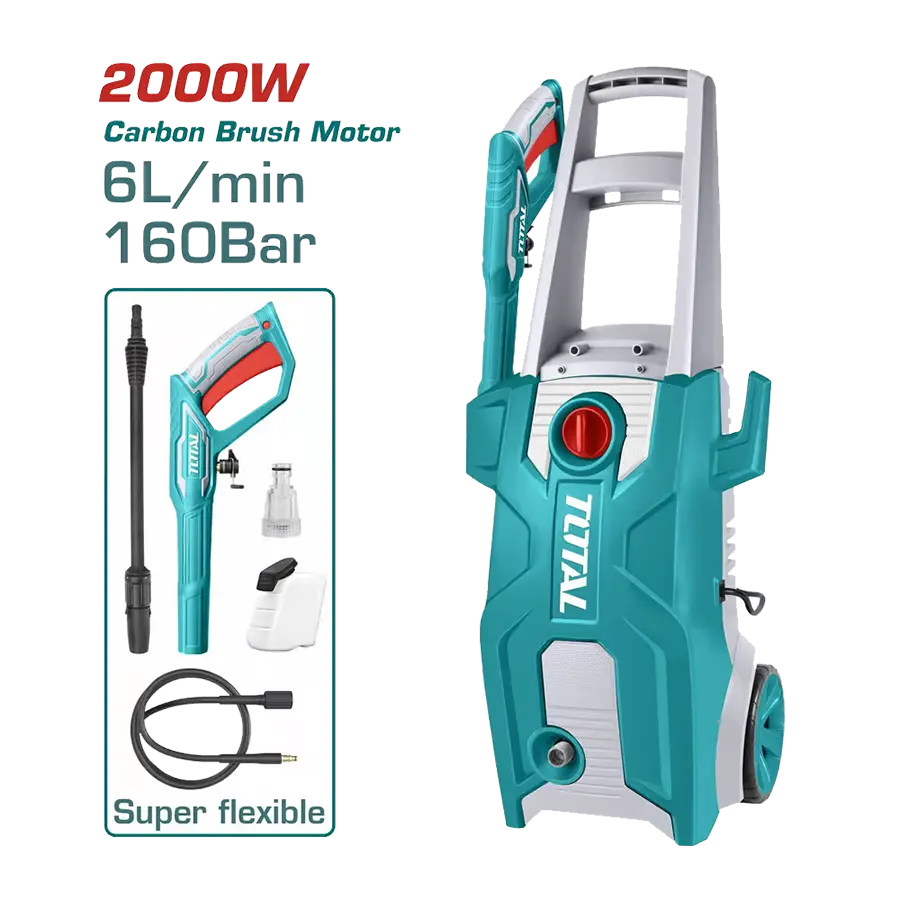 ماكينة غسيل توتال تولز ، 160 بار ، 2000 وات ، TGT11376