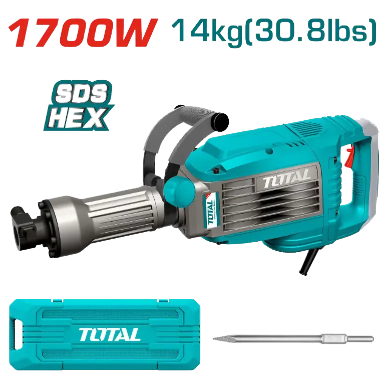 شاكوش تكسير توتال تولز ، 1700 وات ، TH217068