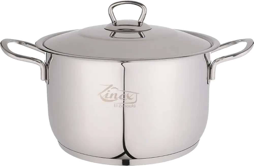 Zinox Classic Cookware Set, Stainless Steel, 10 Pieces, 5 Pots with Lids, Silver Color