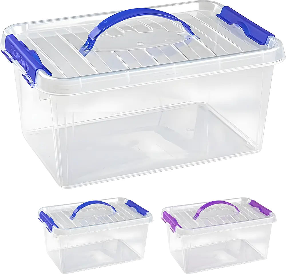 El Watania FreshBox 5 Food Container, 14 Liter Capacity, Lid with Handle, Multiple Colors