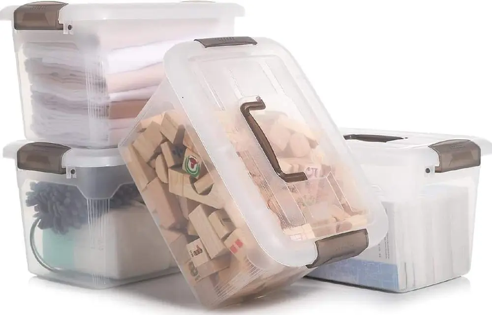 El Watania FreshBox 5 Food Container, 14 Liter Capacity, Lid with Handle, Multiple Colors