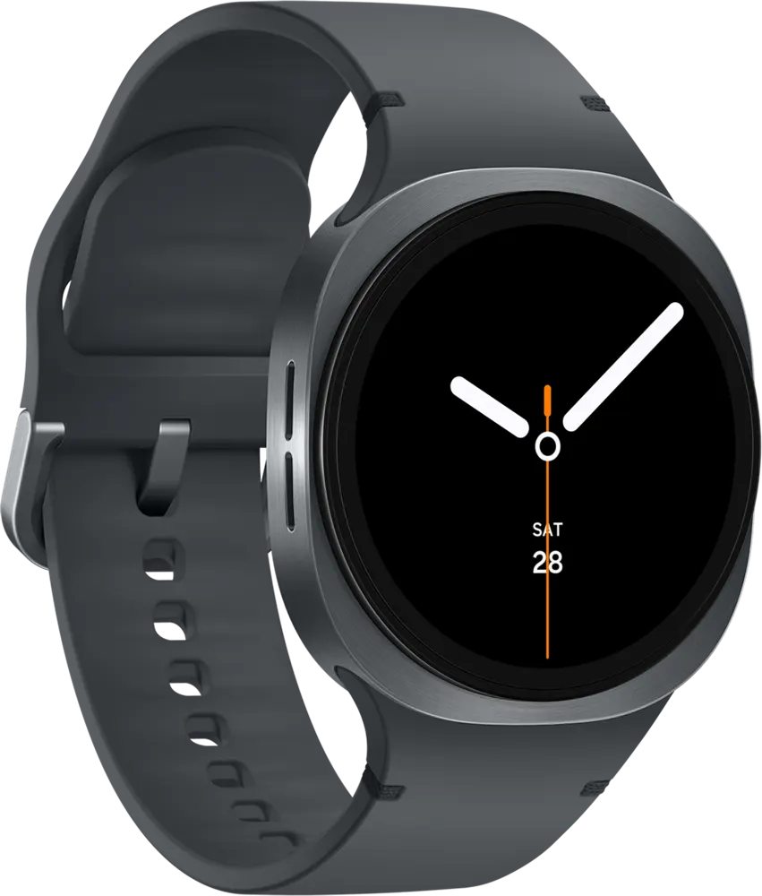 ساعة سمارت سامسونج جالاكسي 8 ، شاشة Super AMOLED مقاس 40 مم ، بلوتوث 5.3، مقاومة للماء ، رمادي، SM-L320NDAAMEA