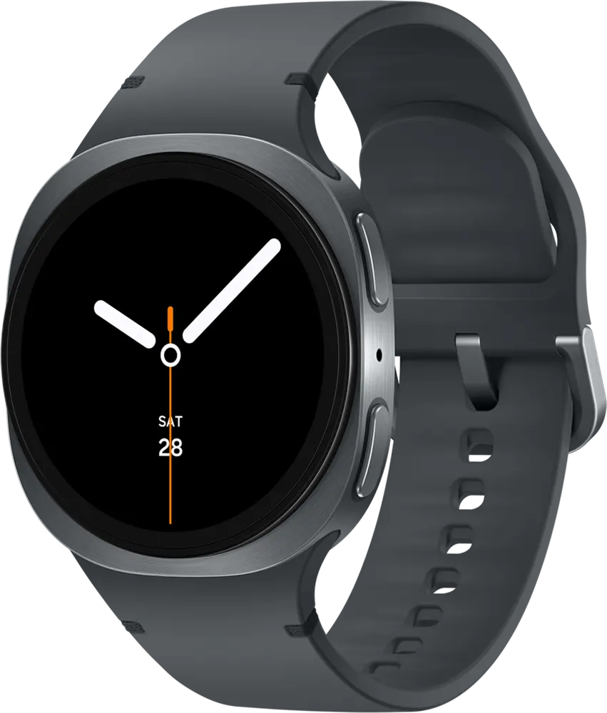 ساعة سمارت سامسونج جالاكسي 8 ، شاشة Super AMOLED مقاس 40 مم ، بلوتوث 5.3، مقاومة للماء ، رمادي، SM-L320NDAAMEA