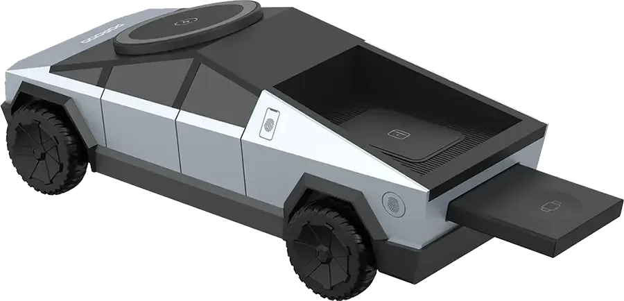 CyberDock Wireless Charger, 15W, 1X3, Multi-Port, T3