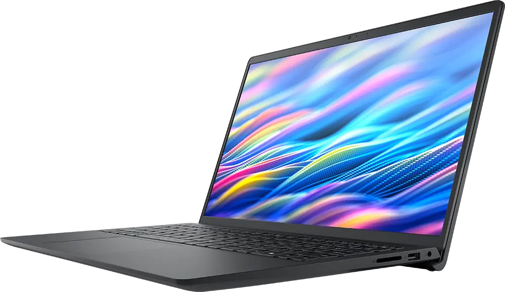 لابتوب ديل 15 DC15250، معالج إنتل كور I5-1334U، رامات 8 جيجابايت، هارد ديسك SSD بسعة 512 جيجابايت، شاشة 15.6 بوصة FHD، معالج رسومات إنتل UHD، لون أسود