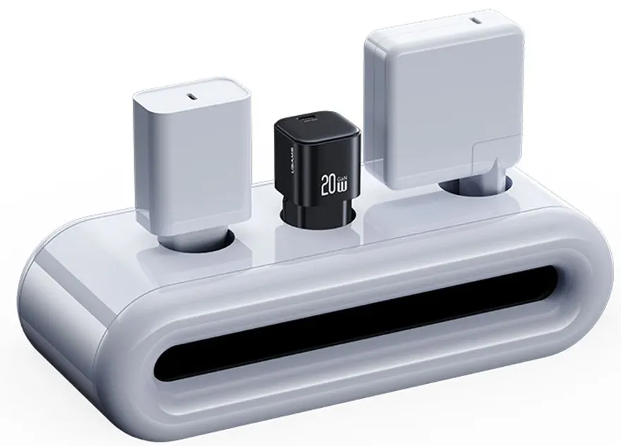 USAMS GAN MINI Fast Charger, 20W, Type-C Port, Black, CC260TC01