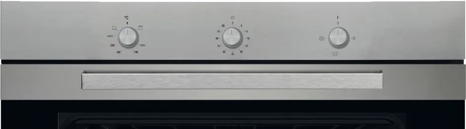 Ariston Built-in Oven, 90 cm, 105 Liters, Gas Oven with Grill, Stainless Steel Color, GGSM53IXA3