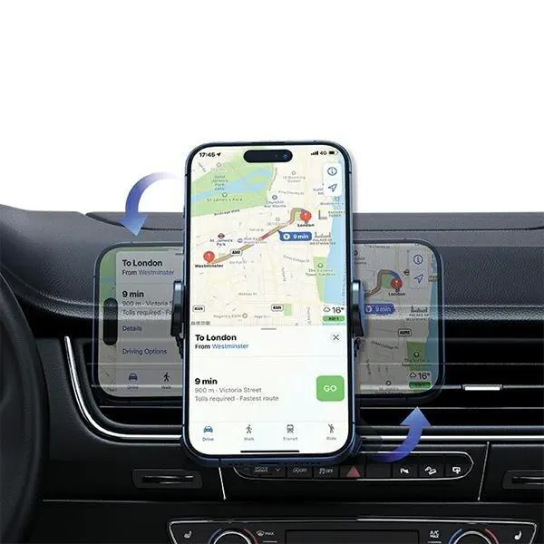 حامل هاتف صغير من يوسامز، مناسب لفتحة التهوية، قابل للدوران 360 درجة، ZJ77ZJ01