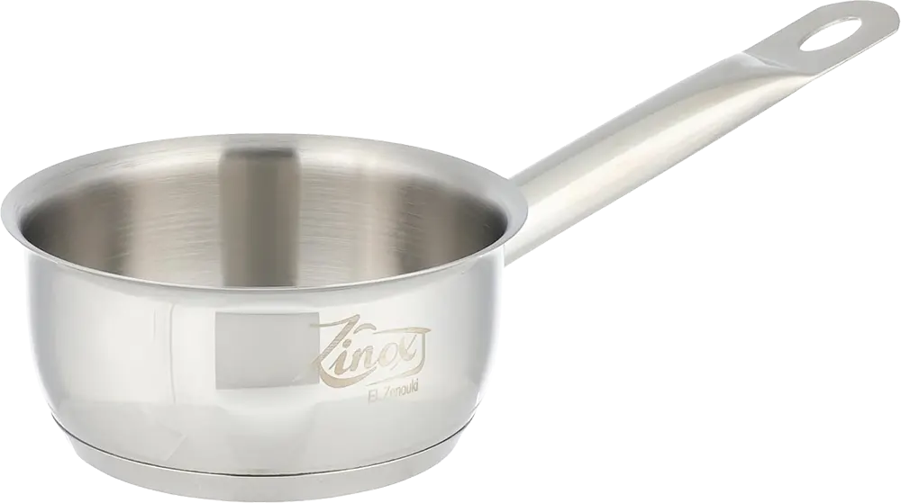 Zinox Stainless steel casserole without lid , Size 14, Silver