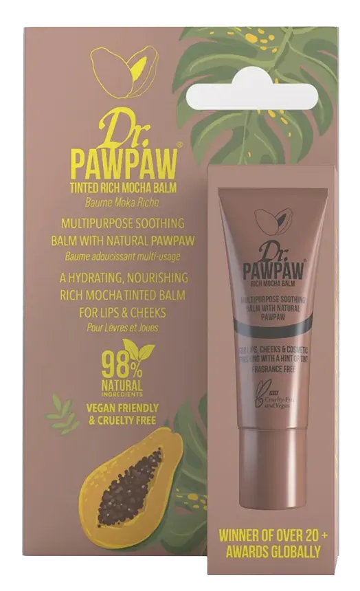 Dr. Pawpaw Tinted Rich Mocha Lip Balm, 10 Ml