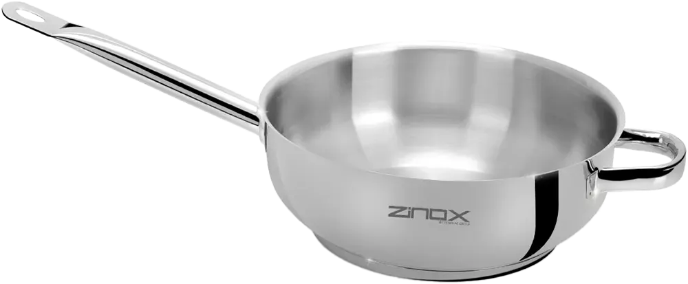 مقلاية غويطة زينوكس، مقاس 26، ستانلس ستيل، بدون غطاء، فضي