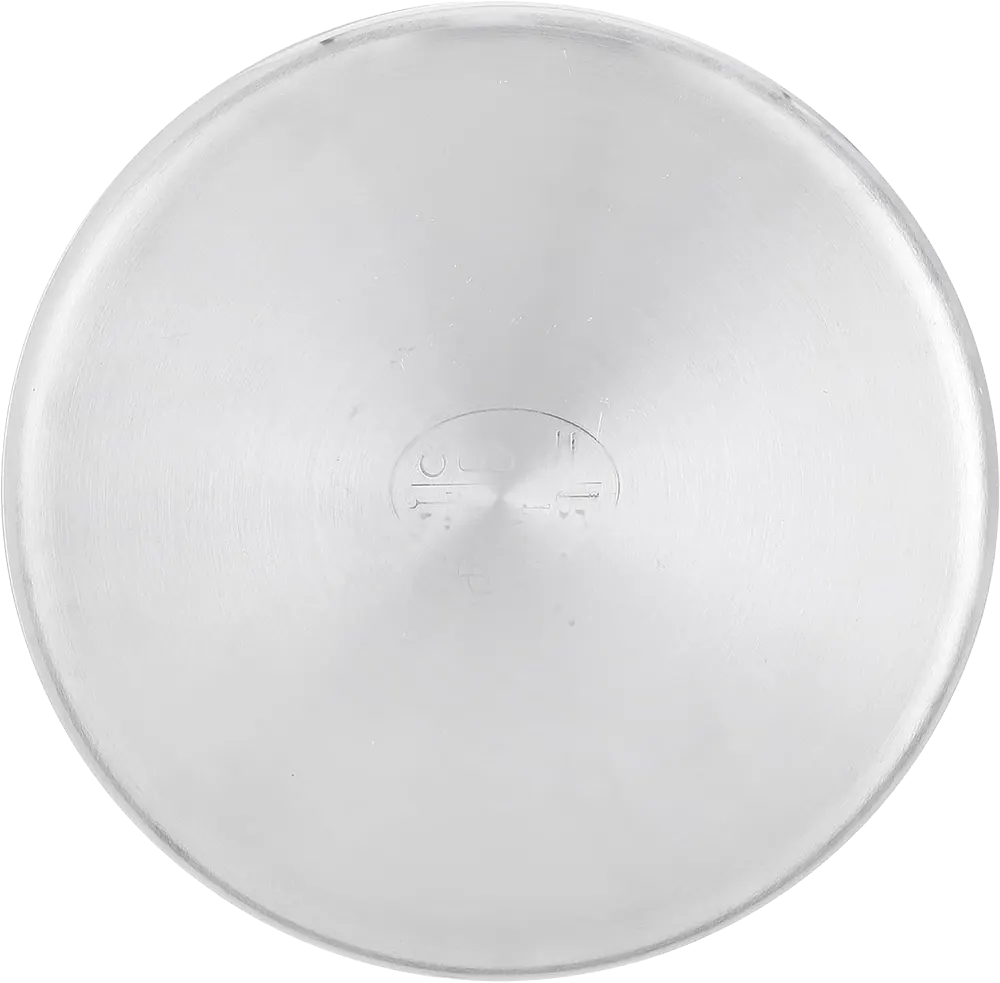 صينية فرن ألمنيوم الدهان مقاس 34، دائرية، فضي