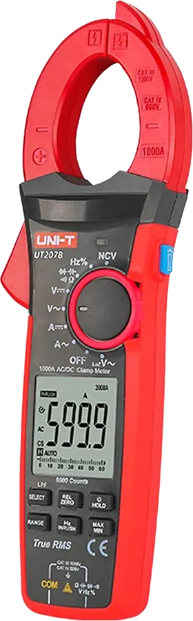 Uni-T Clamp Meter, 1000V, 1000A, UT207B