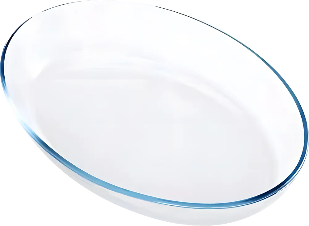 Simax Pyrex Casserole Set, 3 Pieces, Oval, Transparent