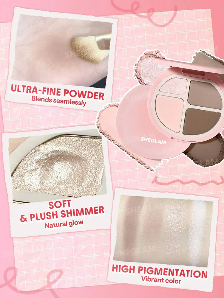 باليت هايلايت وكونتور هايبر سكلبت من شيجلام، وارم