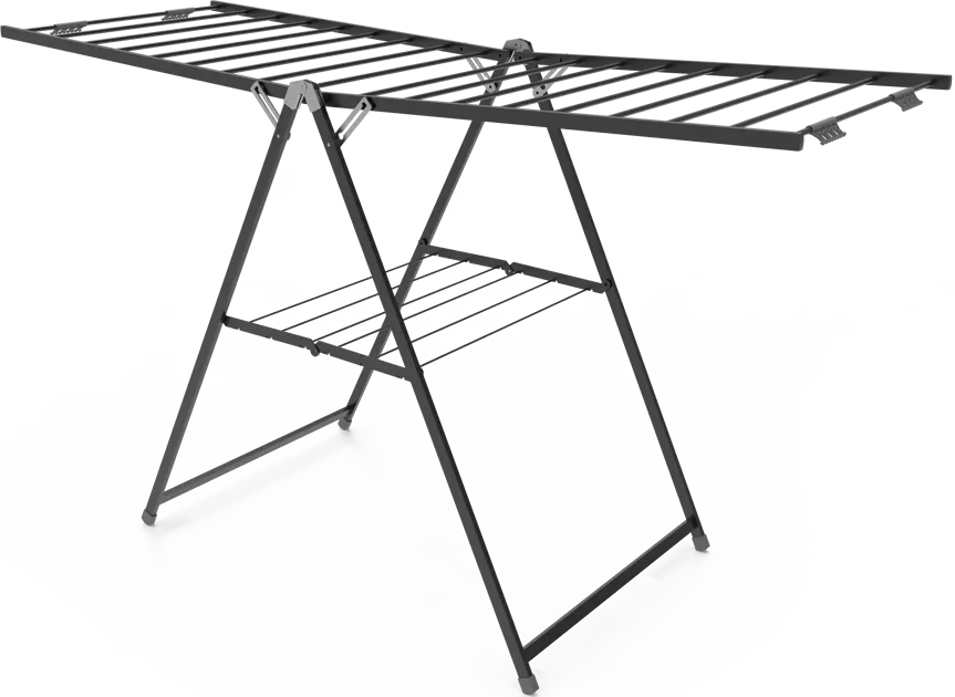 Perilla FIT Foldable Clothes Drying Rack with Two Wings, Multi-Color