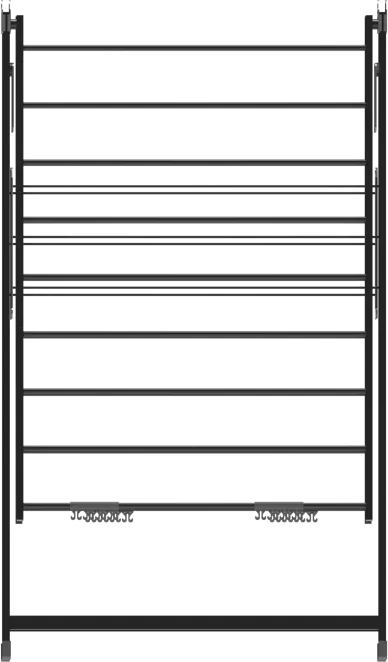 Perilla FIT Foldable Clothes Drying Rack with Two Wings, Multi-Color