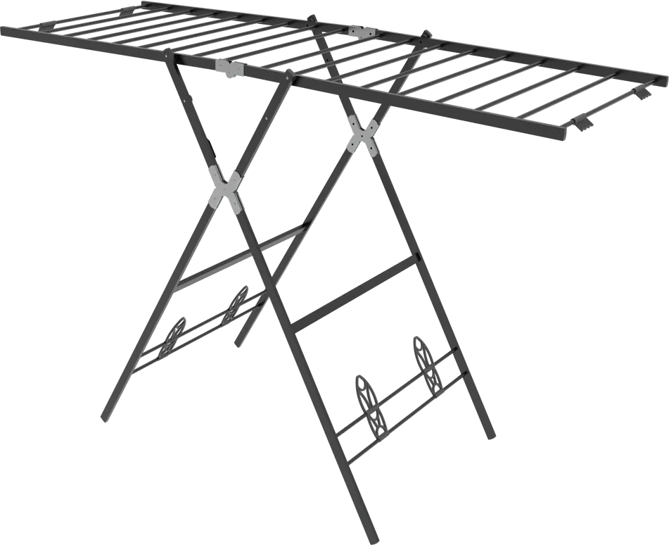 Perilla Majestic Foldable Clothes Drying Rack with Two Wings, Multi-Color