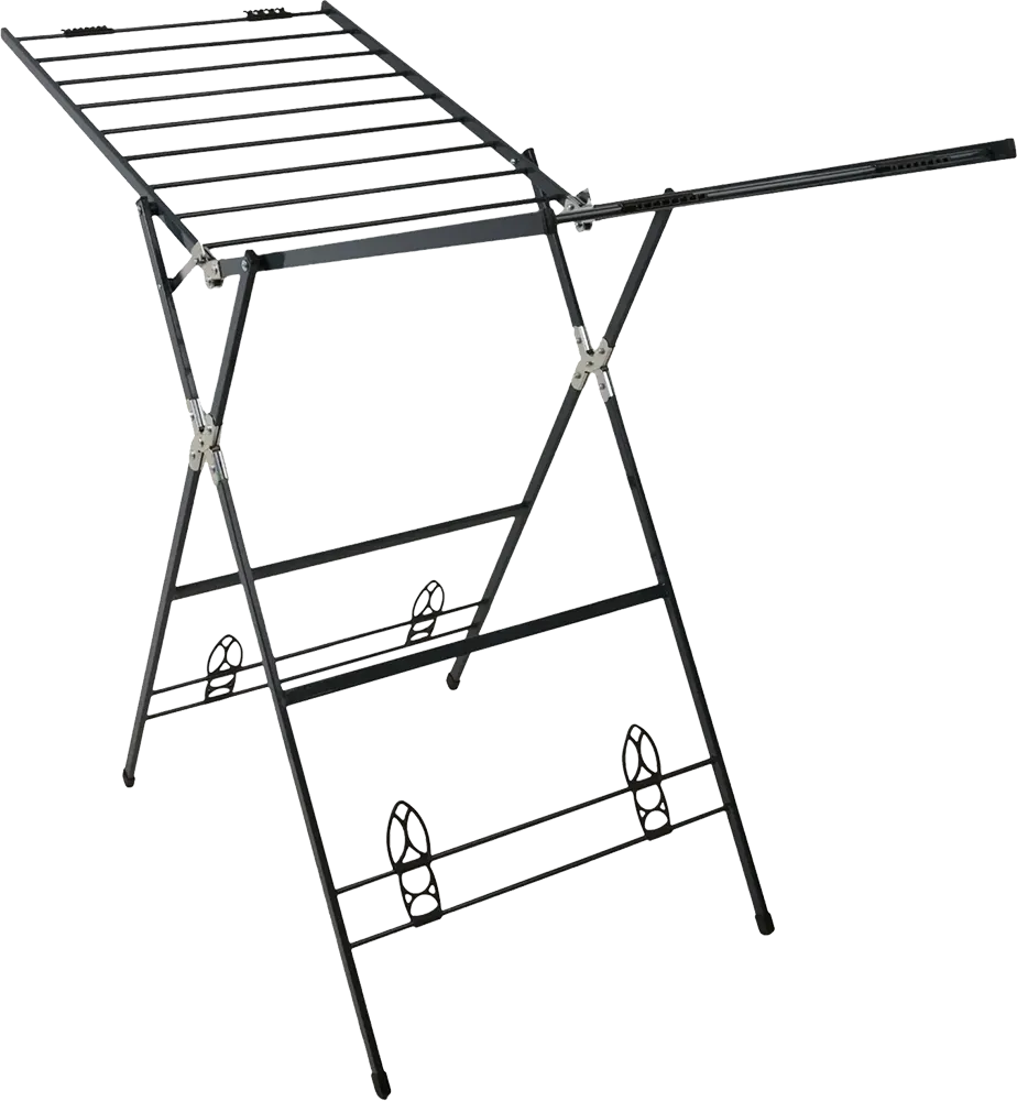 Perilla Majestic Foldable Clothes Drying Rack with Two Wings, Multi-Color