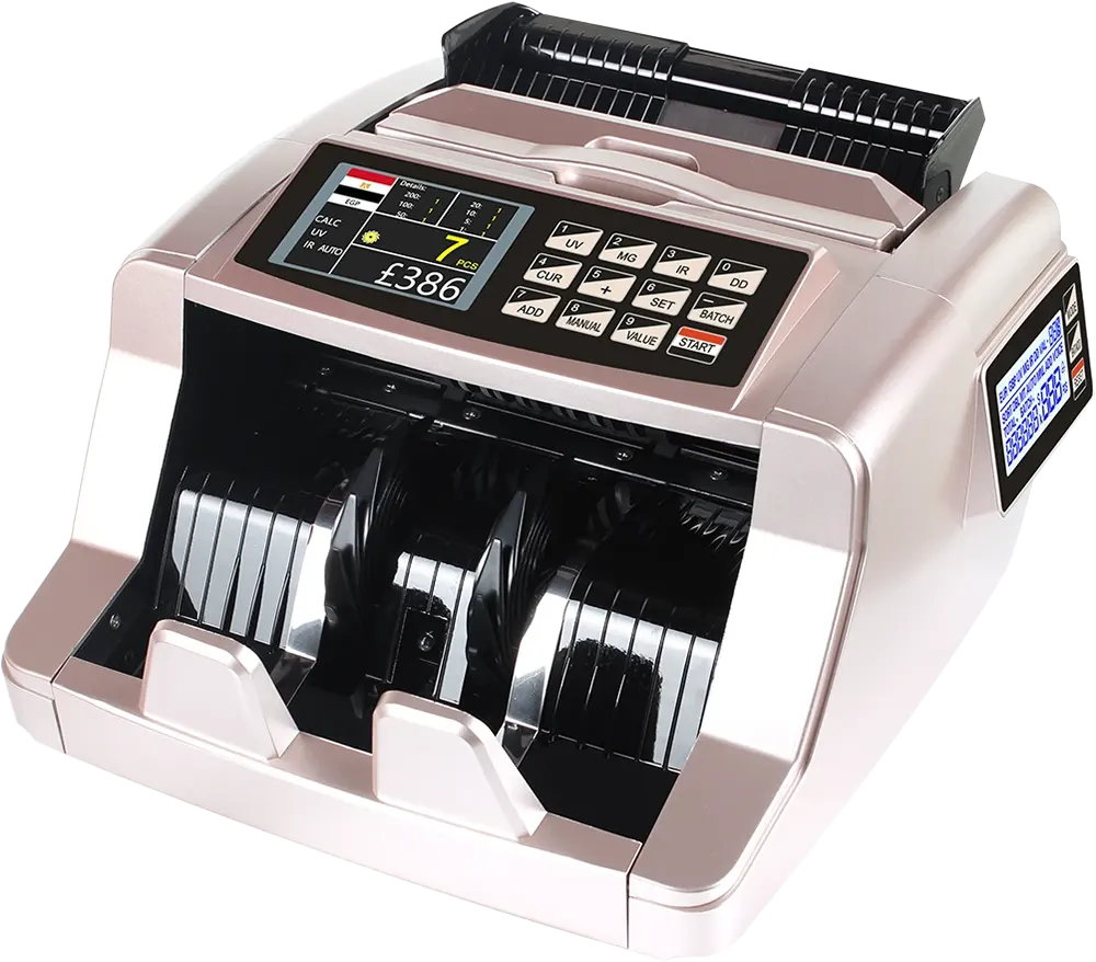 ماكينة عد نقدية لطفي جروب ، 2 شاشة رقمية، كشف التزوير ، LG780