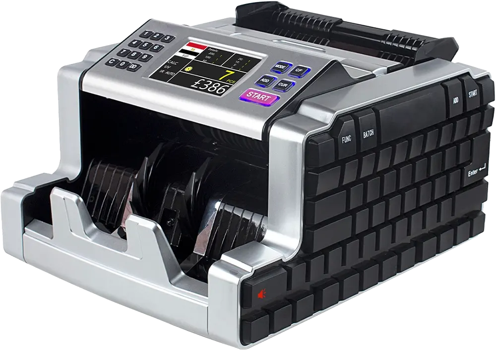 ماكينة عد نقدية لطفي جروب ، شاشة رقمية، لوحة مفاتيح جانبية، كشف التزوير ، LG770