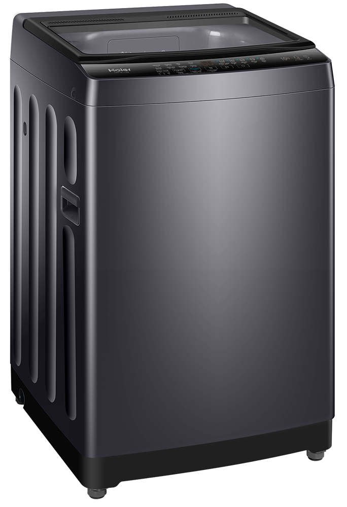 Haier Top Load Full Automatic Washing Machine, 11 kg, Digital Display, Hydraulic Door, Dark Silver, HWM110-316S8