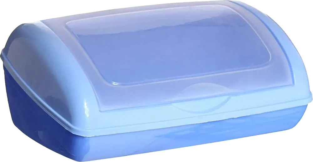 حافظة خبز بلاستيك الوطنية، بغطاء، ألوان متعددة