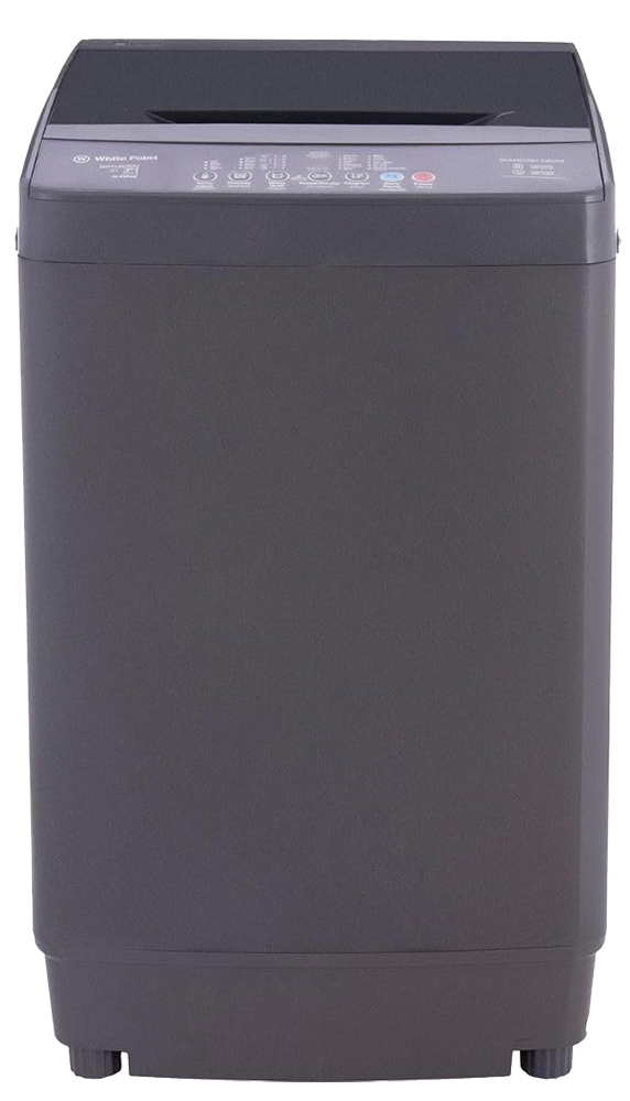 White Point Top Load Full Automatic Washing Machine, 9 kg, Digital Display, Dark Gray, WPTL9DBTEA