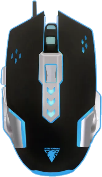 ماوس سلكي جيديل، 3600 DPI ، 6 أزرار قابلة للتخصيص، اسود، GM880