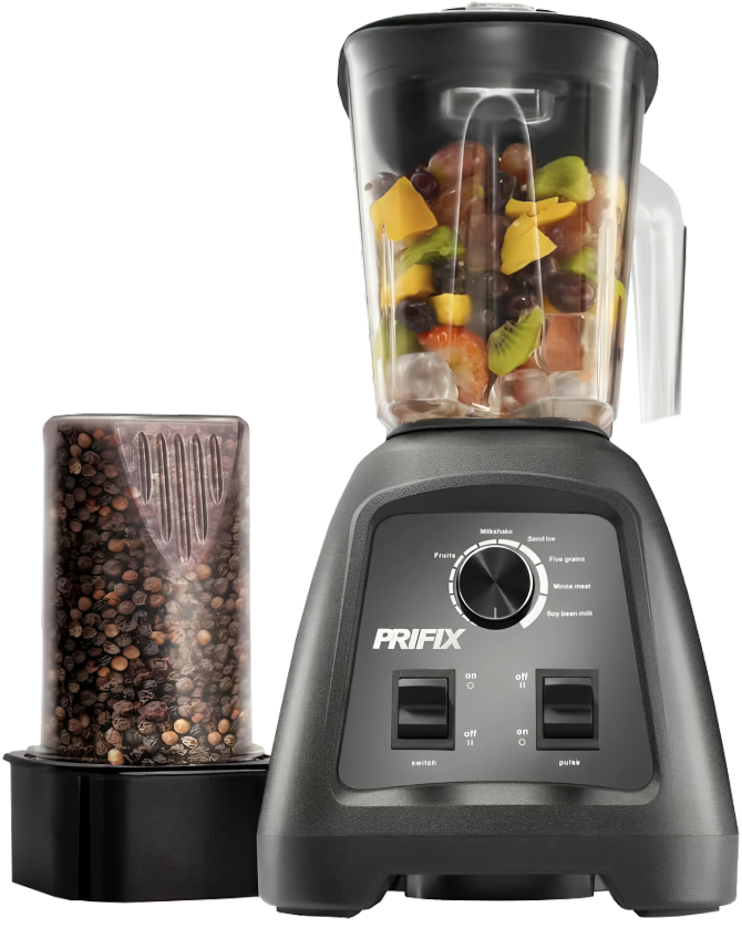 خلاط كهربائي برفكس هيرو ، 900 وات ، 1.5 لتر ، مطحنة واحدة ، أسود ، BH950