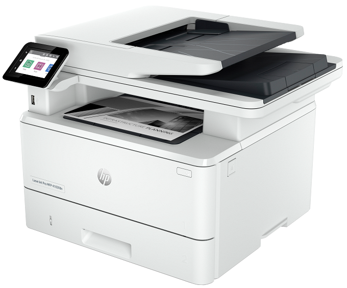 HP LaserJet Pro Multifunction Printer, 40 ppm, White, 4103FDN