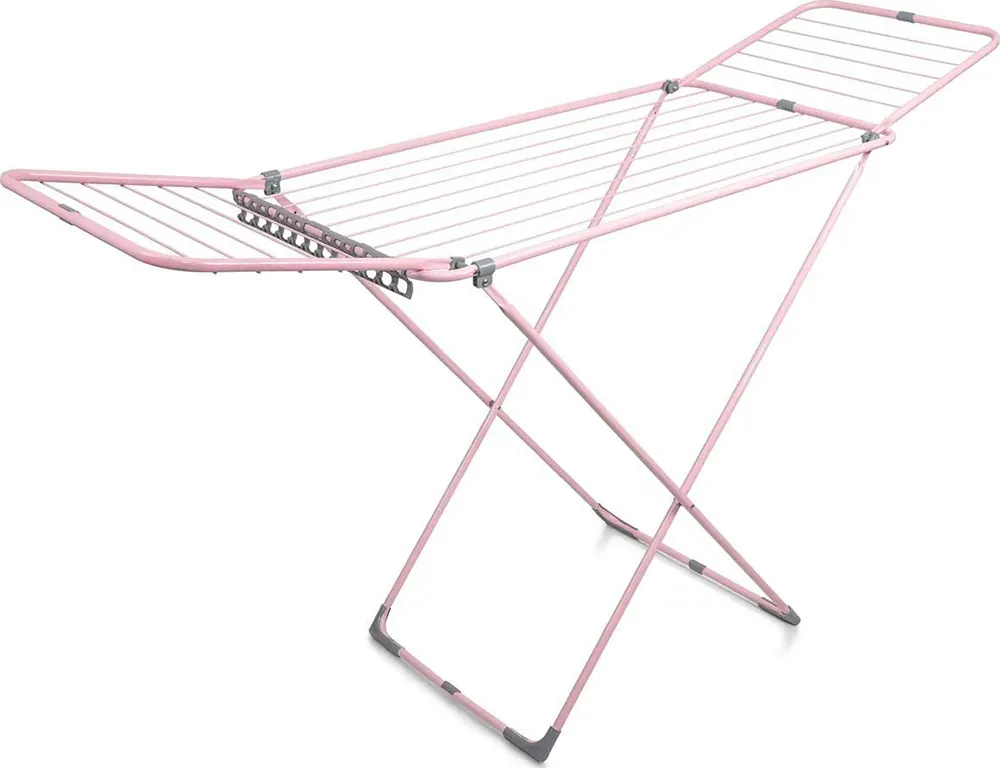 Perilla Mega Present Soft Foldable Clothes Drying Rack with Two Wings, Multi-Color