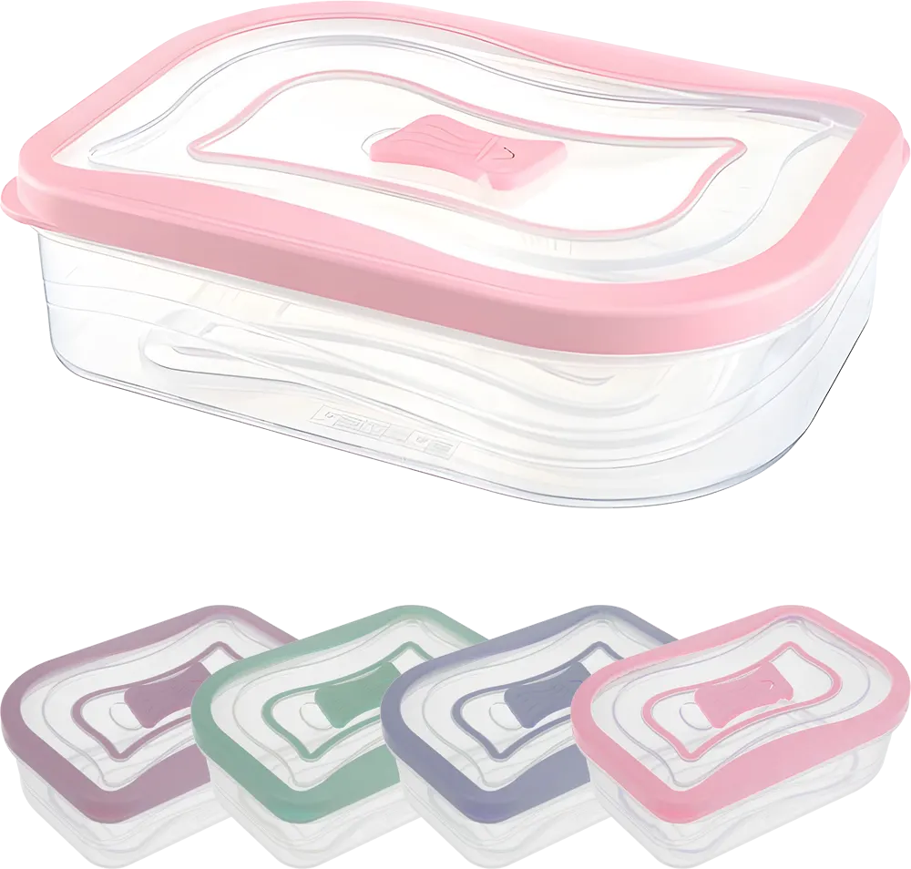 حافظة طعام بلاستيك، تيتيز ريفر، سعة 650 مل، ألوان متعدد، موديل AP‑9037