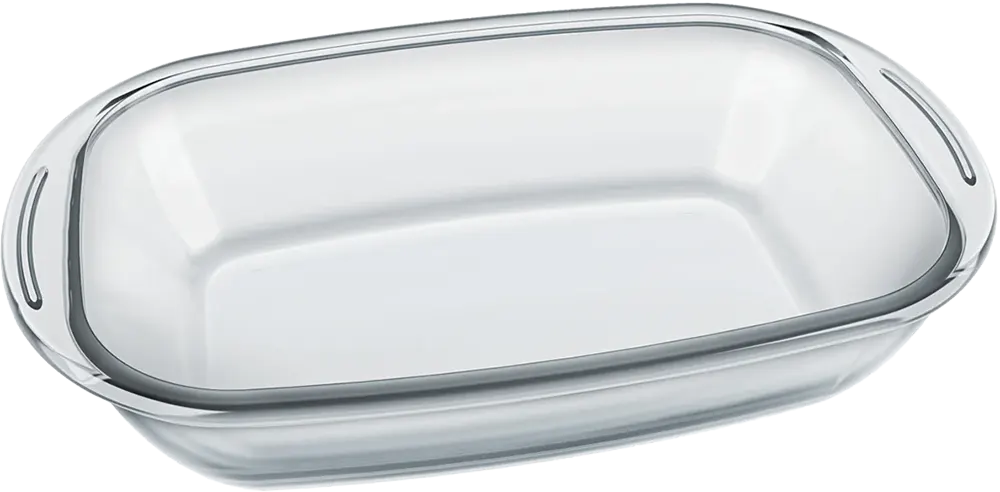Pyrex Sempre Rectangular Casserole, 1.8 Liters, Transparent