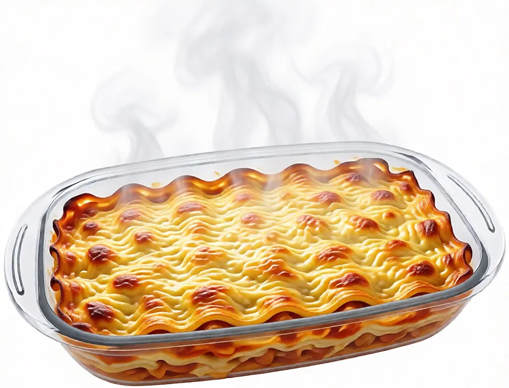 Pyrex Sempre Rectangular Casserole, 1.8 Liters, Transparent