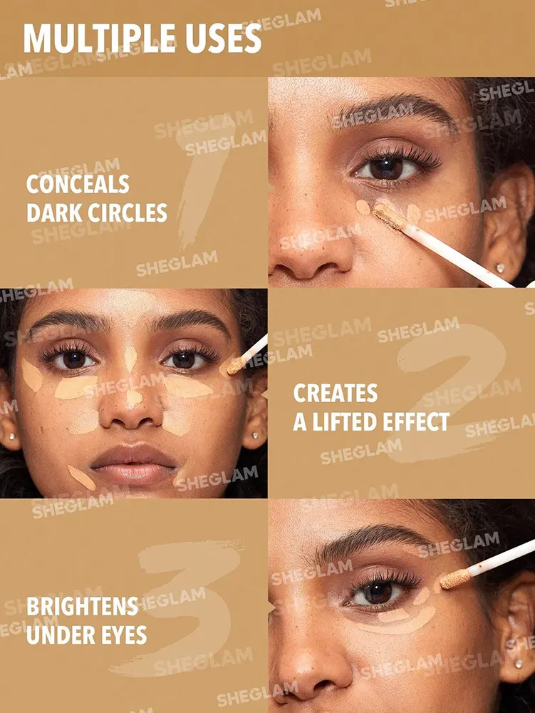 Sheglam Like Magic 12hr Full Coverage Concealer, Almond