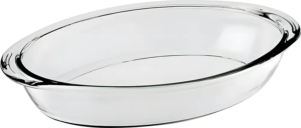 Pyrex Sempre Ovel Casserole, 1.57 Liters, Transparent