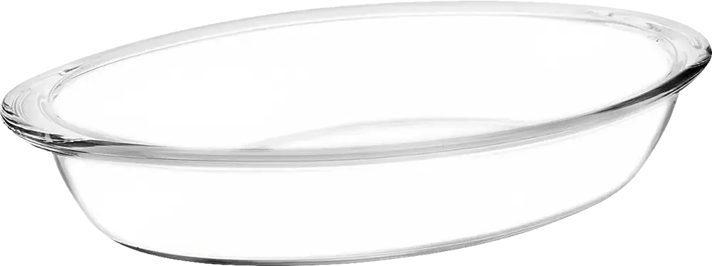 Pyrex Sempre Ovel Casserole, 4 Liters, Transparent