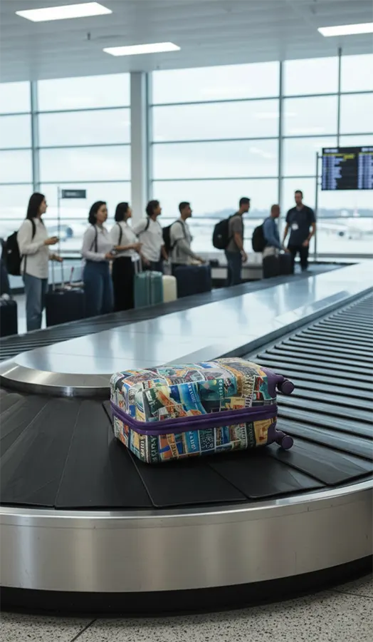 Lycra travel bag cover, size M, code 02