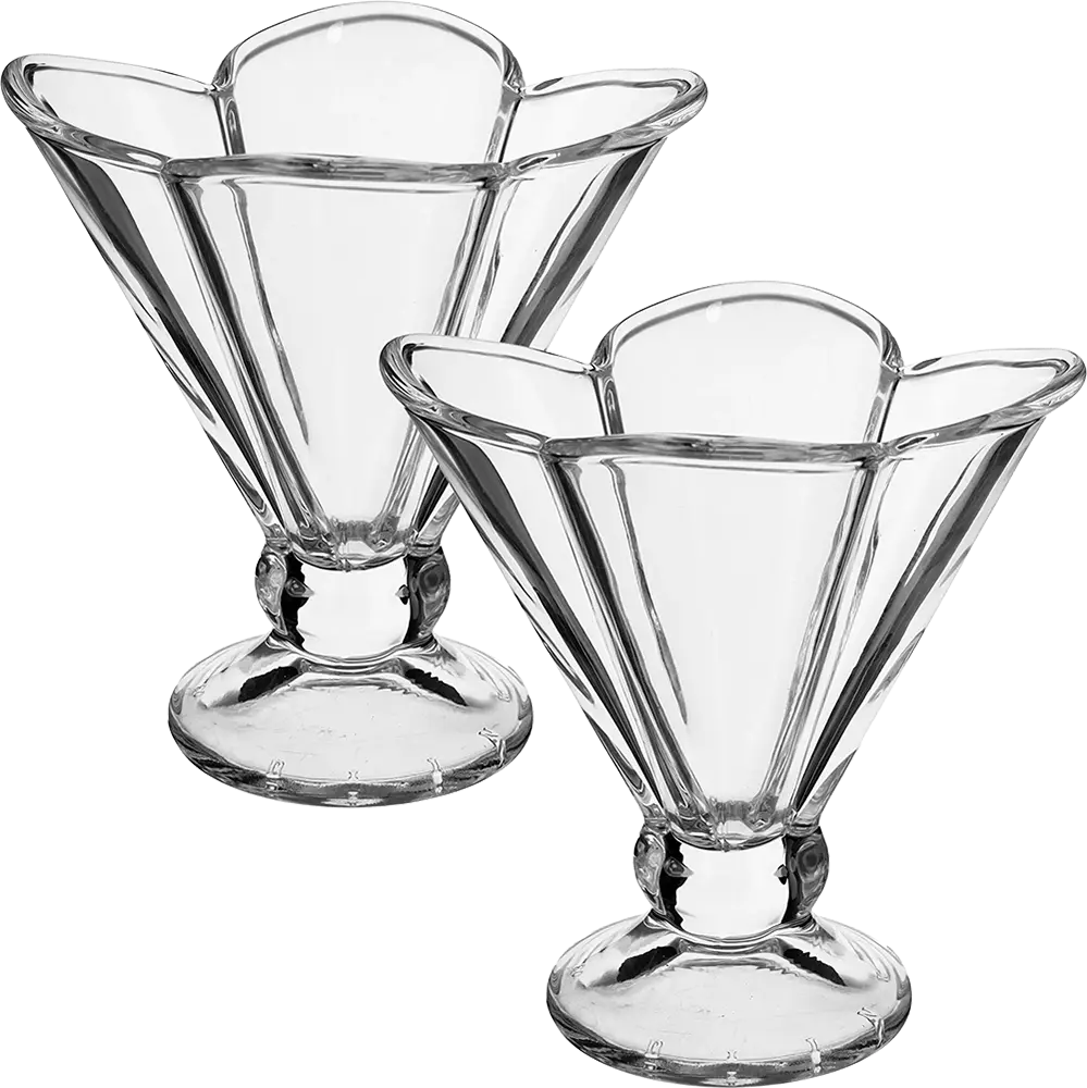 طقم جيلي زجاج بلينك ماكس 2 قطعة، سعة 180 ملي، شفاف، موديل LZ1301