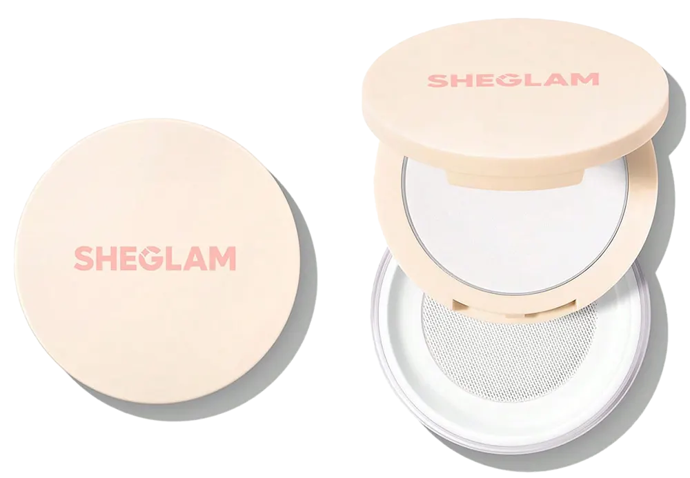 Sheglam Insta Ready Ultra Fine Blur & Lift Setting Powder Duo, translucent